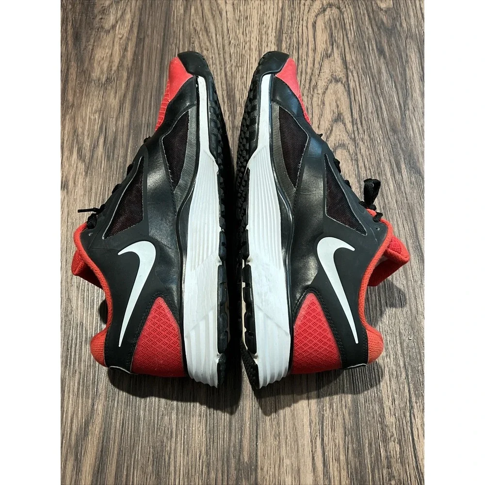 Nike Mens Lunar Edge 553682-600 Black/red Running Shoes Sneakers Size 10